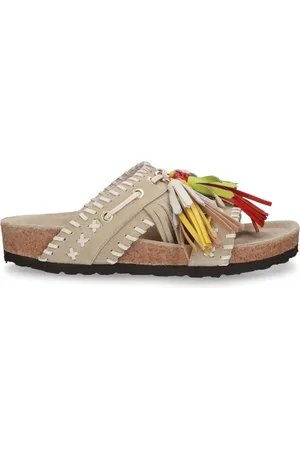 Elena Iachi Femme, Chaussures, , Taille: 38 EU Sandales à Franges pour Femmes