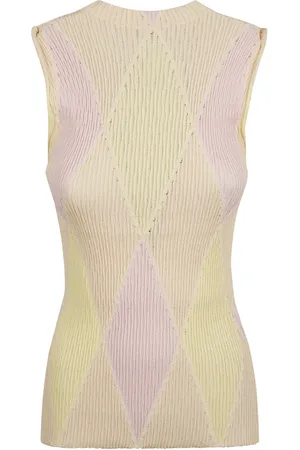 Burberry Femme, Pulls, Multicolore, Taille: 36 FR Pull en maille à col rond