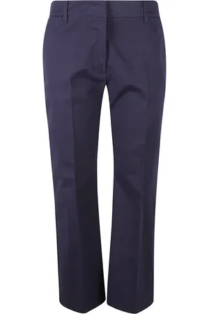 Max Mara Femme, Pantalons, Bleu, Taille: 40 FR Pantalon Bleu Bosso