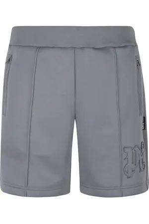 Palm Angels Homme, Shorts, Gris, Taille: L Short Monogramme en Néoprène