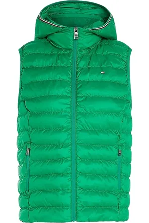Tommy Hilfiger Femme, Vestes, Vert, Taille: 34 FR Collection de Vestes Élégantes