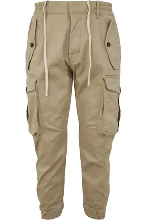 Dsquared2 Homme, Pantalons, , Taille: S Pantalon Tan Désert Aw23 Élégant Mise à Niveau