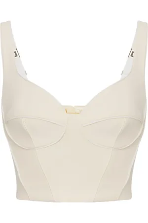 Elisabetta Franchi Femme, Tops, Jaune, Taille: 42 FR Haut Mode %pl%ea Élégant