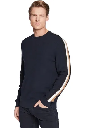 HUGO BOSS Homme, Pulls, Bleu, Taille: S Pull col rond
