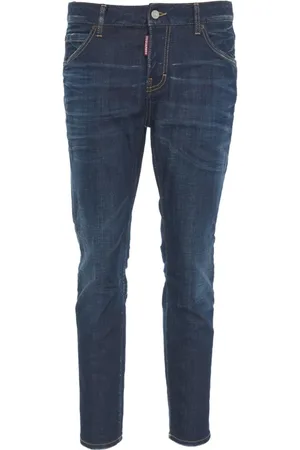 Dsquared2 Femme, Jeans, Bleu, Taille: 36 FR Jean Slim Bleu Lavé Élégant