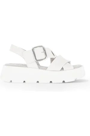 Gabor Femme, Chaussures, , Taille: 37 EU Mules écrues en cuir lisse