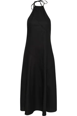 Gestuz Femme, Robes, Noir, Taille: 38 FR Robe Noire Col Halter Élégante Style Féminin