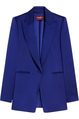Max Mara Femme, Vestes, Bleu, Taille: 40 FR Veste Élégante pour Femmes