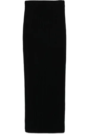 Max Mara Femme, Jupes, Noir, Taille: 40 FR Jupe Soie Élégance