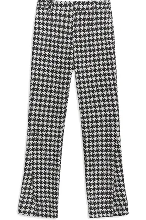 ANINE BING Femme, Pantalons, Noir, Taille: 42 FR Pantalon Pied-de-Poule en Noir et Blanc