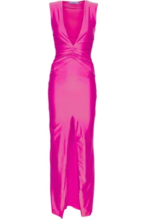 AMEN Femme, Robes, Rose, Taille: 36 FR Robe longue