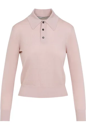 Bottega Veneta Femme, Tops, Rose, Taille: 40 FR T-shirt de luxe rose et violet