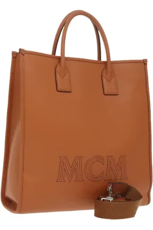 MCM Femme, Pre-owned, Brun, Taille: ONE Size Pre-owned Cuir sacs-main