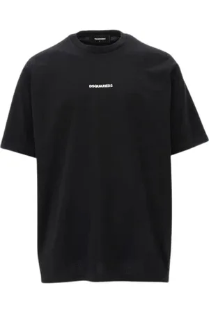 Dsquared2 Homme, Tops, Noir, Taille: XL T-shirt en Coton Noir