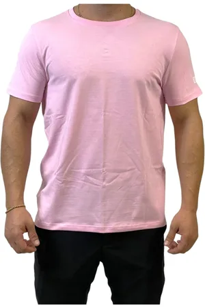 GCDS Homme, Tops, Rose, Taille: M T-shirt Casual en Coton pour Homme