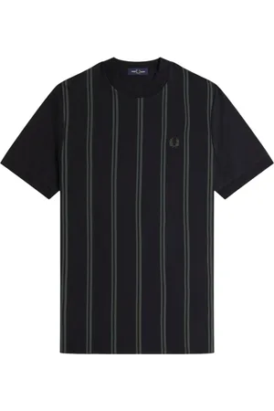Fred Perry Homme, Tops, Noir, Taille: XL T-shirt classique pour hommes