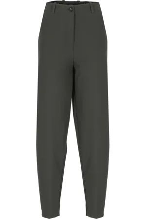 RRD Femme, Pantalons, Vert, Taille: 40 FR Pantalon Vert avec Passants pour Ceinture