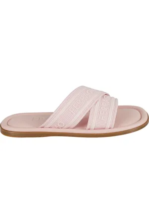 Salvatore Ferragamo Femme, Chaussures, Rose, Taille: 37 EU Laurene Tongs