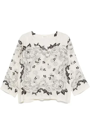 P.A.R.O.S.H. Femme, Blouses et Chemises, Multicolore, Taille: 38 FR Chemisier en Soie Élégant Confortable