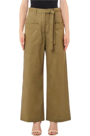 Liu Jo Femme, Pantalons, Vert, Taille: 38 FR T-shirt en coton
