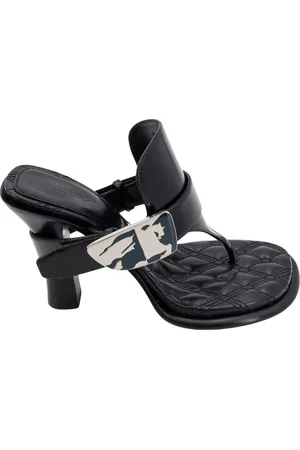 Burberry Femme, Chaussures, Noir, Taille: 36 EU Sandales Bay