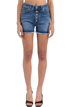 Dondup Femme, Shorts, Bleu, Taille: W28 Shorts Stella Bot Bijoux
