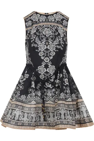 ZIMMERMANN Femme, Robes, Noir, Taille: 40 FR Robe Multicolore pour Femmes