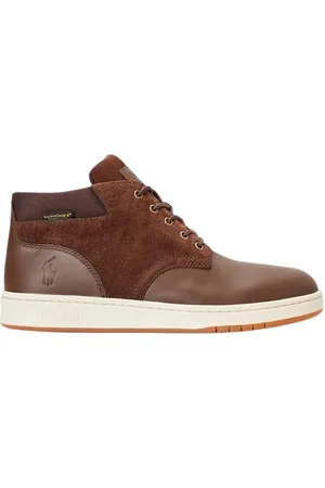 Ralph Lauren Homme, Chaussures, Brun, Taille: 41 EU Bottines Baskets Marron à Membrane Imperméable