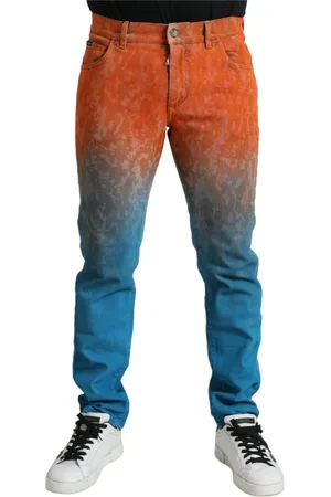 Dolce & Gabbana Homme, Jeans, Multicolore, Taille: L Jean slim en denim élégant à l