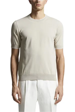PESERICO SIGN Homme, Pulls, , Taille: 2XL T-shirt en pur coton