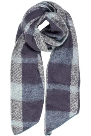 ONLY Femme, Accessoires, Bleu, Taille: ONE Size Écharpe Style Tartan Turquoise