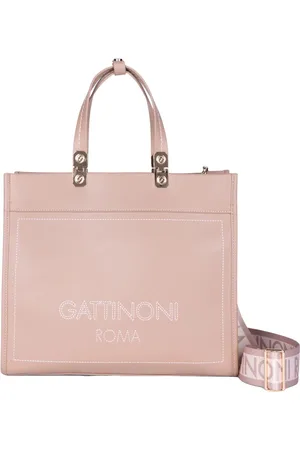 Gattinoni Femme, Sacs, Rose, Taille: ONE Size Sac à main Rose Élégant Structuré