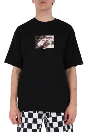 Vans Homme, Tops, Noir, Taille: 2XL T-shirt à col rond côtelé