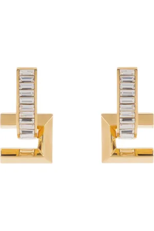 Elisabetta Franchi Femme, Accessoires, Jaune, Taille: ONE Size Luminaire en Laiton/Verre