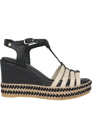 Pikolinos Femme, Chaussures, Noir, Taille: 35 EU Sandalette à talon compensé noir 