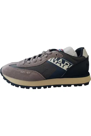 Napapijri Homme, Chaussures, Multicolore, Taille: 42 EU Baskets Basse en Cuir et Tissu Multicolore