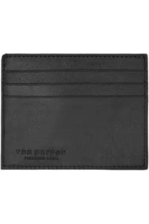 The Bridge Femme, Accessoires, Noir, Taille: ONE Size Porte-cartes en Cuir Style Pochette Plate avec Compartiments