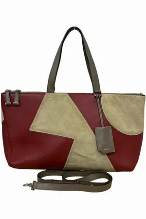 Bally Femme, Pre-owned, Rouge, Taille: ONE Size Pre-owned Cuir cabas
