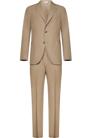 Boglioli Homme, Costumes, Brun, Taille: M Costume Beige pour Homme