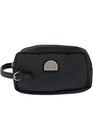 Burberry Unisex, Pre-owned, Gris, Taille: ONE Size Pre-owned Toile pochettes-minaudieres