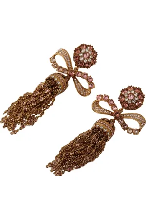 Dolce & Gabbana Femme, Accessoires, Jaune, Taille: ONE Size Boucles d