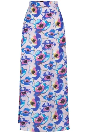 Jansen Amsterdam Femme, Jupes, Multicolore, Taille: 38 FR Jupe Longue Imprimée Larissa