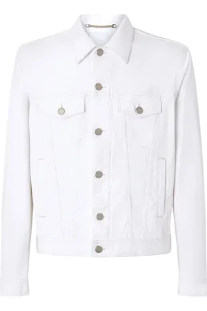 Jacob Cohen Homme, Vestes, Blanc, Taille: L Veste Trucker en style L1