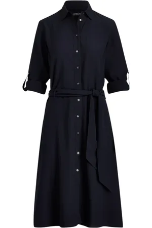 Ralph Lauren Femme, Robes, Bleu, Taille: 40 FR 100% polyester