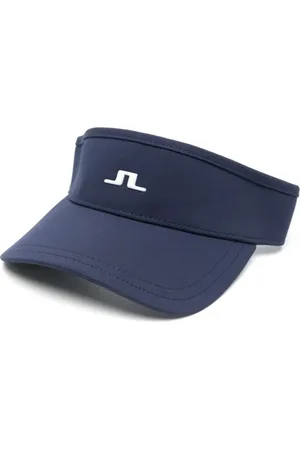 J Lindeberg Femme, Accessoires, Bleu, Taille: ONE Size Chapeau Visière Bleu pour Femmes