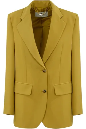 Elisabetta Franchi Femme, Vestes, Vert, Taille: 36 FR Vêtements Élégants et à la Mode