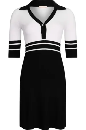 Liu Jo Femme, Robes, Noir, Taille: 38 FR Élégant Mélange de Viscose et Polyester
