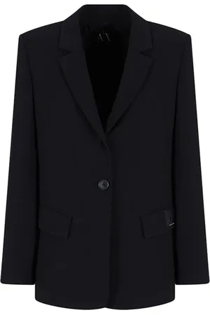 Armani Exchange Femme, Vestes, Noir, Taille: 34 FR Élégant blazer noir pour femmes