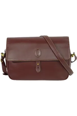 Cartier Femme, Pre-owned, Brun, Taille: ONE Size Pre-owned Cuir sacs-ports-paule