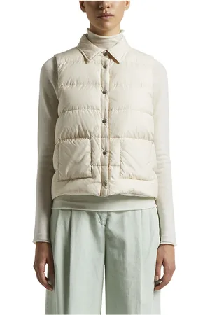 PESERICO SIGN Femme, Vestes, , Taille: 36 FR Gilet en microfibre anti-goutte en peau de pêche
